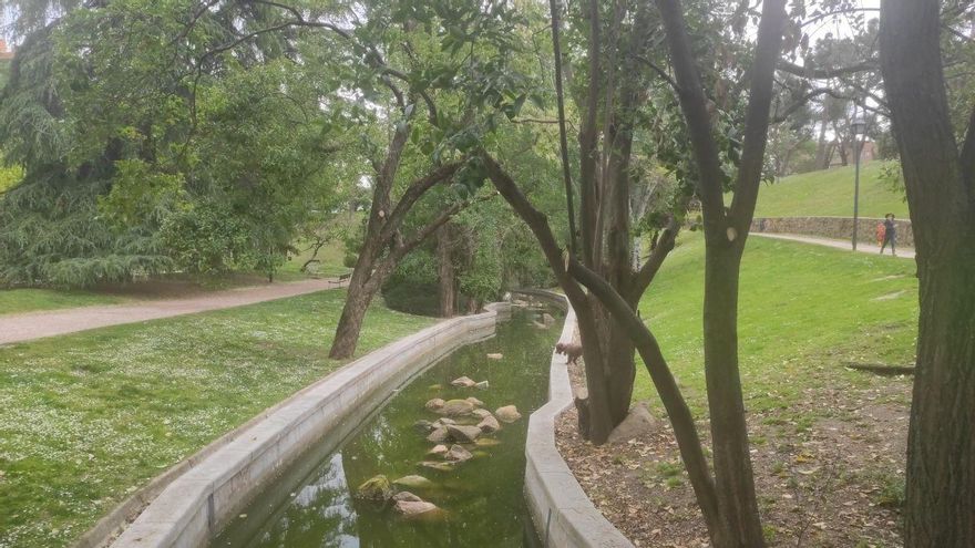 Una aprte reconstruida del Canalillo se puede ver en el parque de Ofelia Nieto