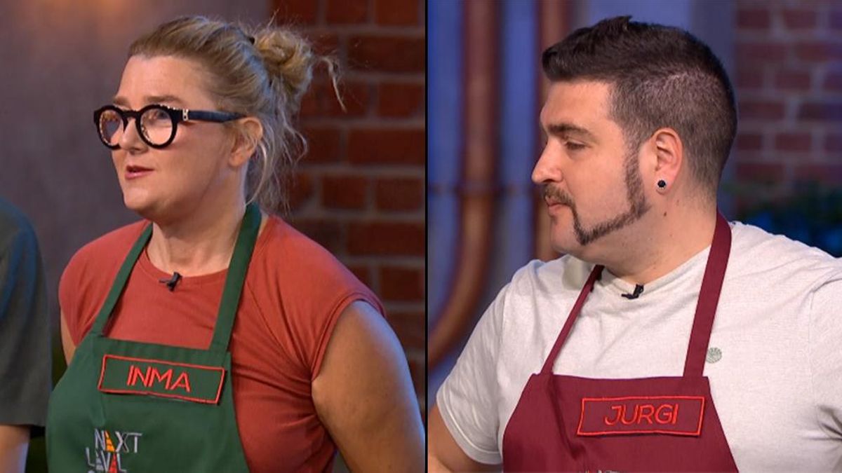 Imma y Jurgi, durante su pique en 'Next Level Chef'
