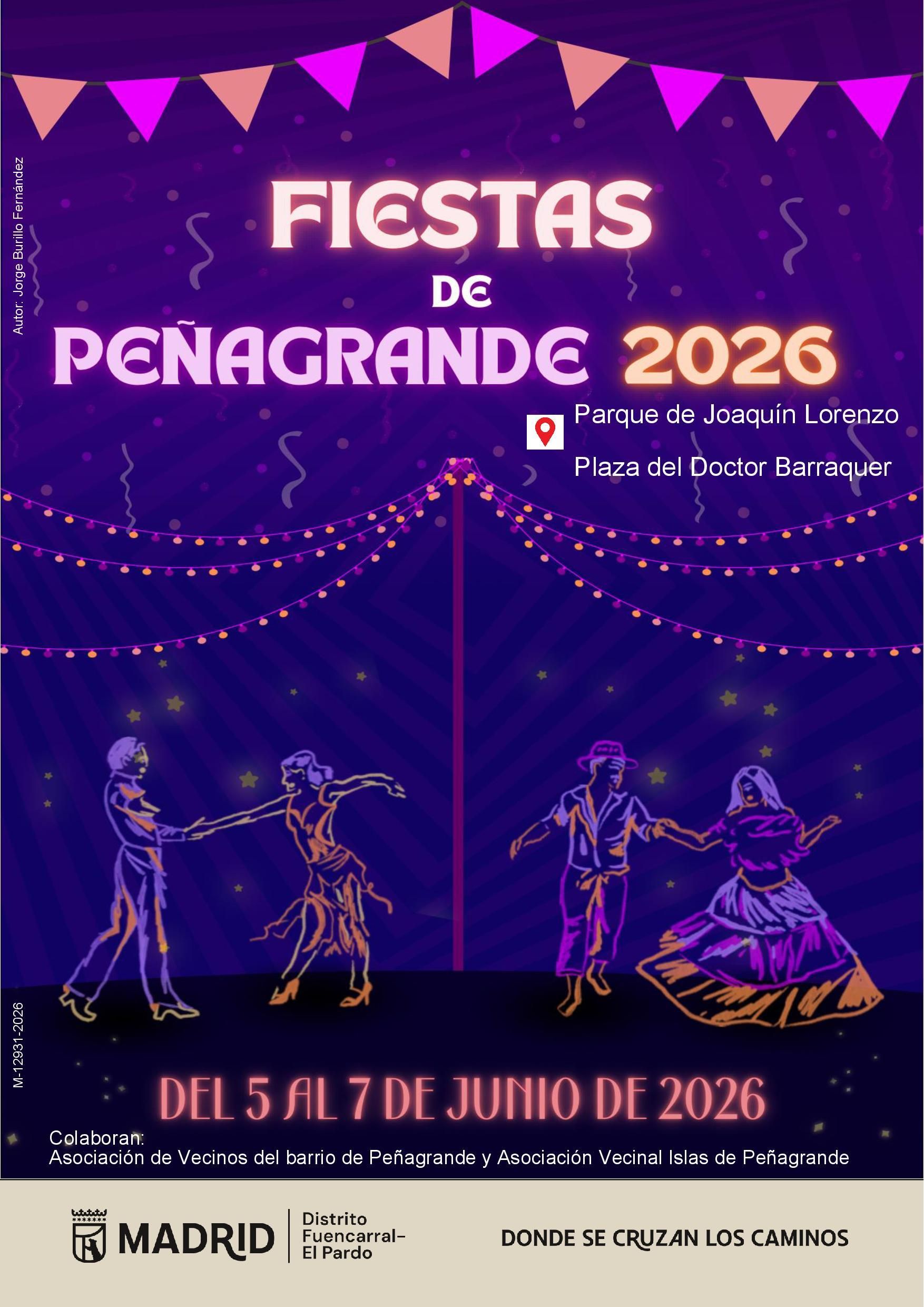 Cartel de las Fiestas de Peñagrande 2026