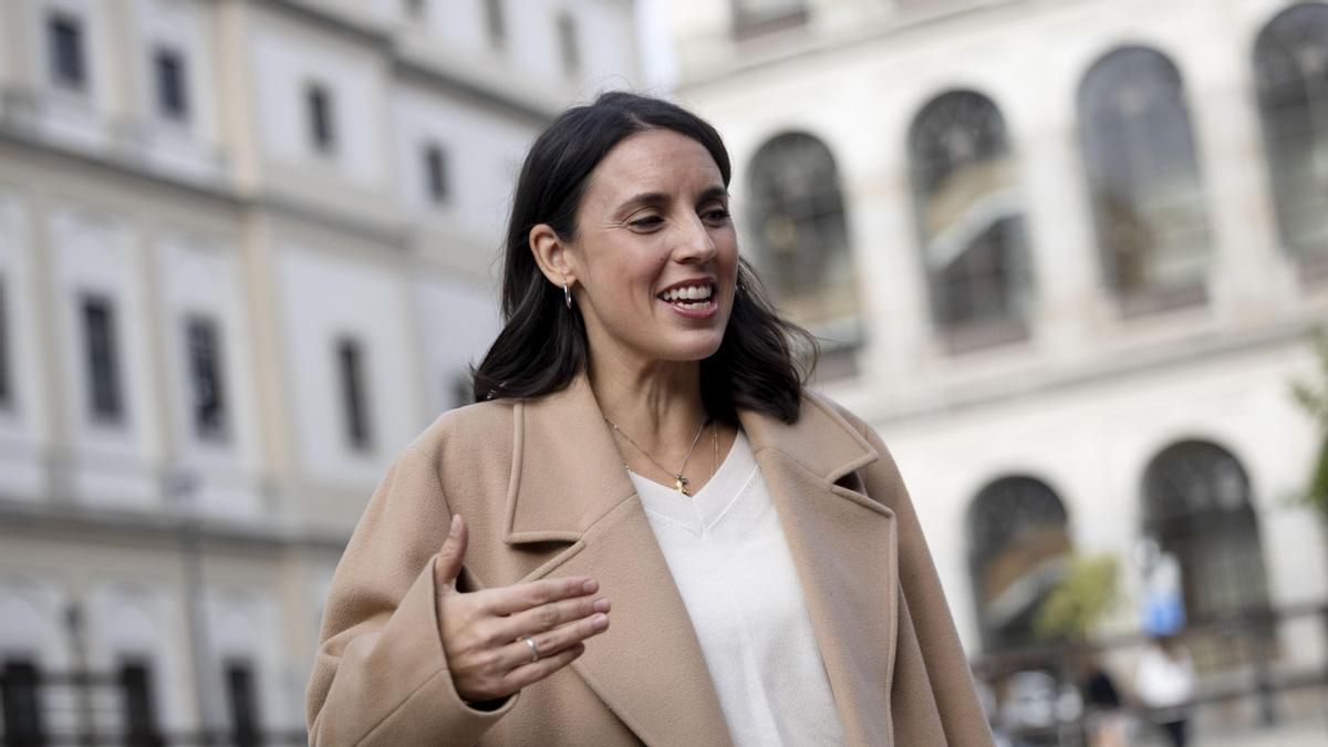 La candidata de Podemos a las elecciones generales, Irene Montero.