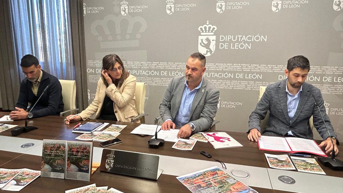 Presentación del Geolodía en León.