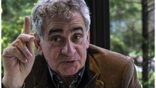 El escritor vasco Bernardo Atxaga, durante la entrevista en Vitoria-Gasteiz.