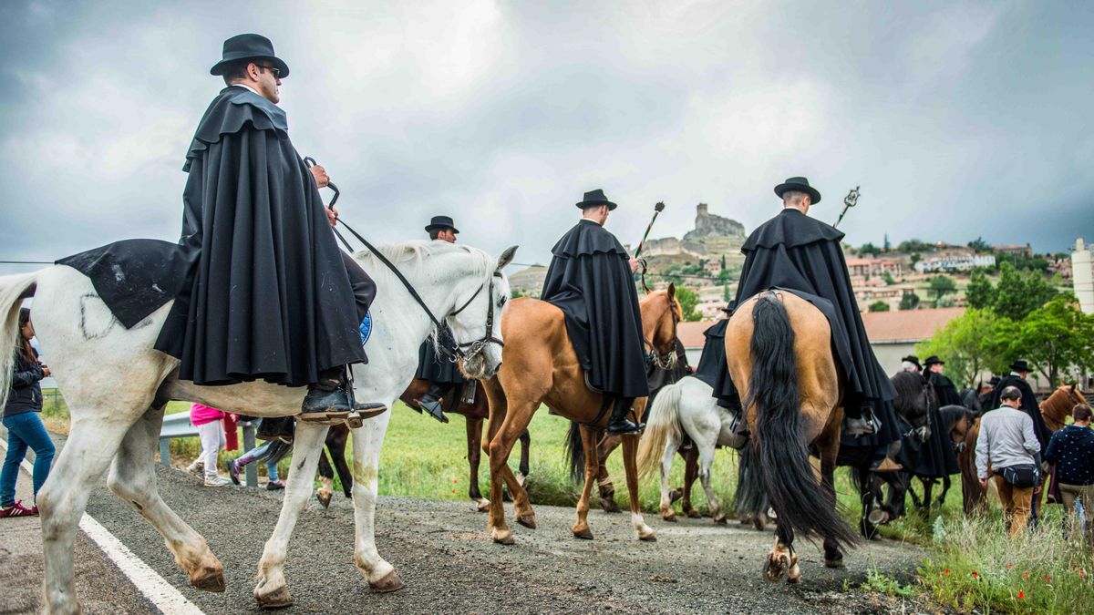 'La Caballada de Atienza' en el recorrido a caballo por la Sierra Norte de Guadalajara