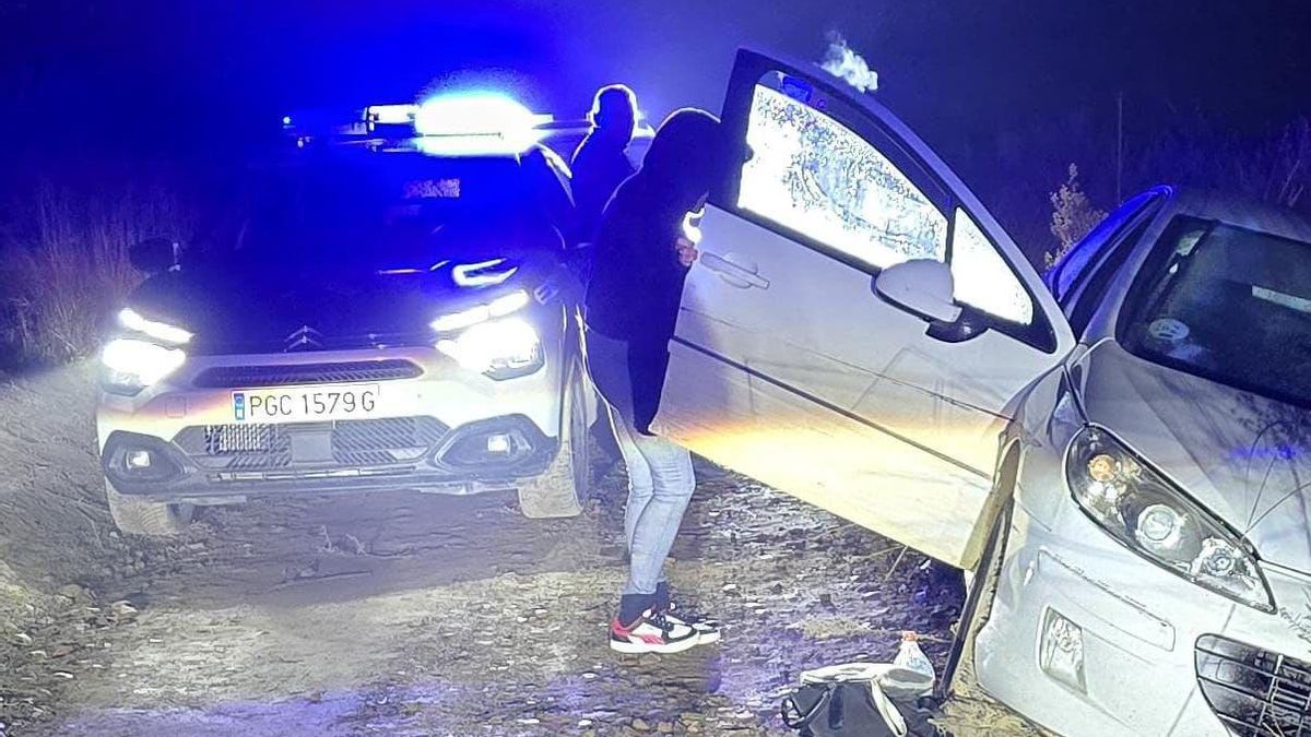 Temeraria huida de la Guardia Civil sin carné y drogado: sufrió un accidente en El Villar de Arnedo y salió corriendo