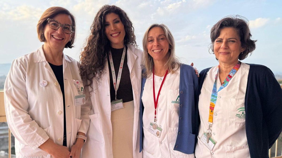 Equipo de la consulta de micropigmentación del Hospital Reina Sofía de Córdoba.