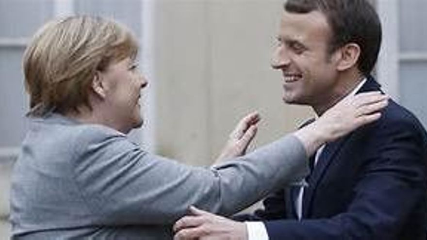Merkel y Macrón