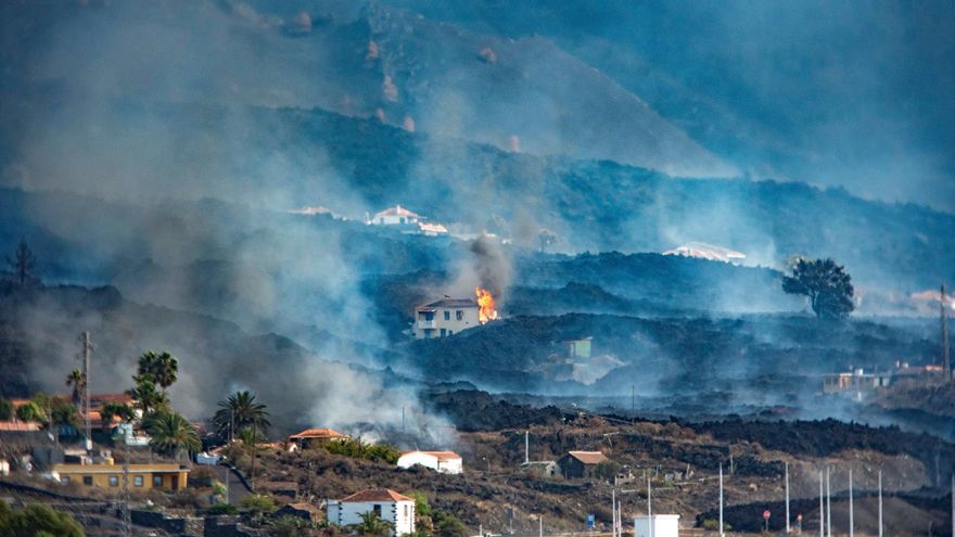 Coladas de lava el domingo 10 de octubre