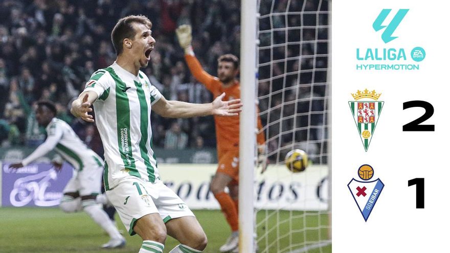 El Córdoba CF continúa siendo libre en El Arcángel y vence a la SD Eibar