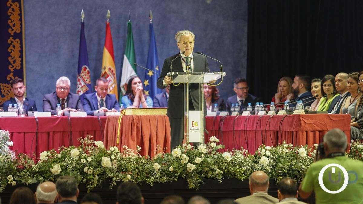 Celebración del Pleno de Investidura de la Diputación Provincial