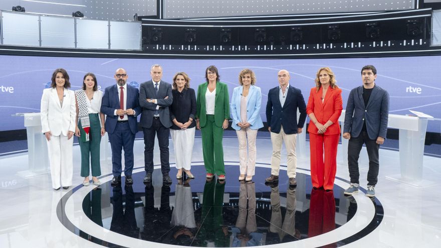 (I-D) Los candidatos para las elecciones europeas