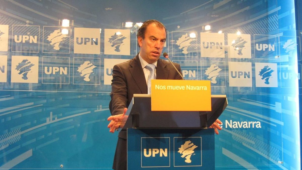 El actual portavoz en el Parlamento foral de UPN, Carlos García Adanero.