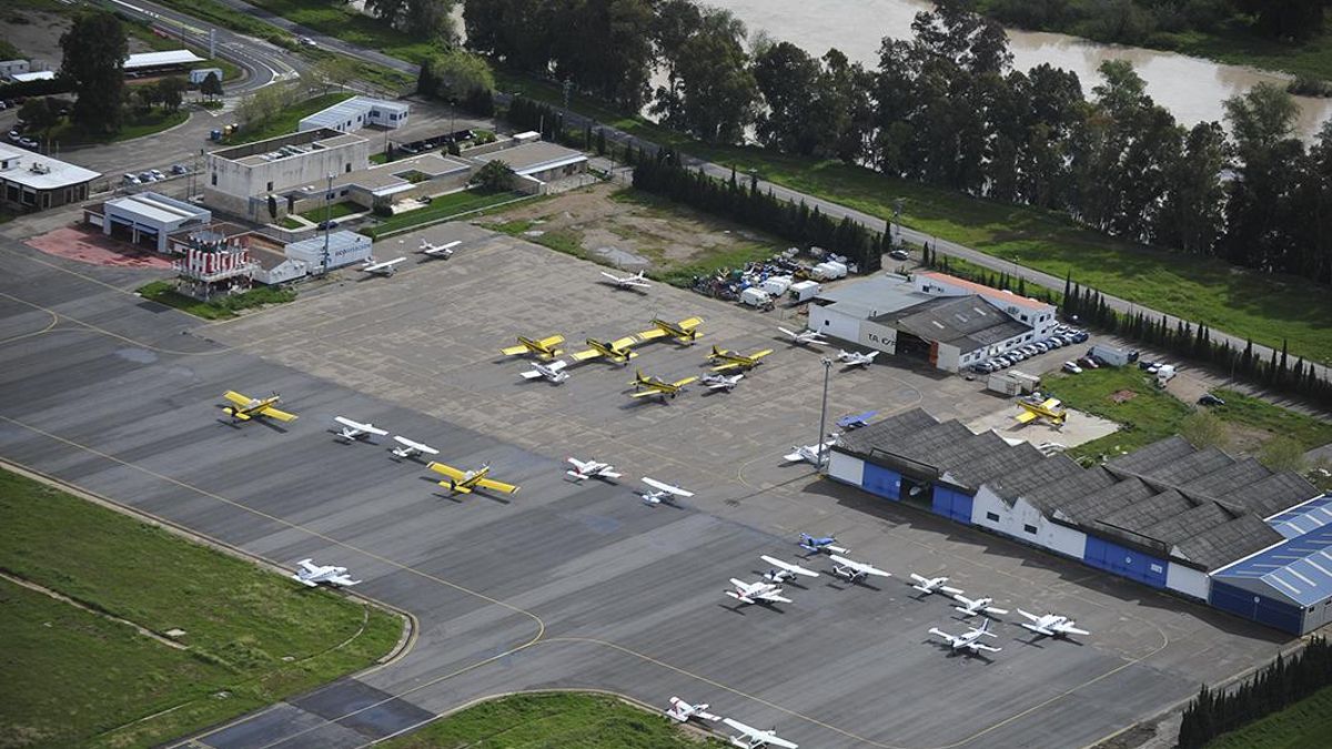 Vista aérea del aeropuerto de Córdoba