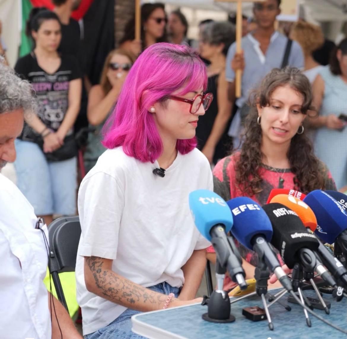 Sofía, portavoz de Derecho al Techo.