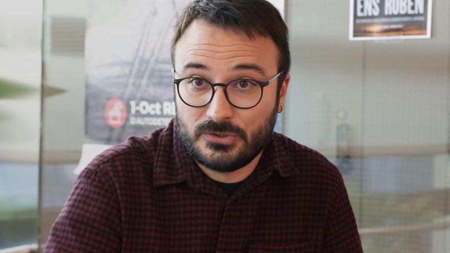 Botran, durante la entrevista con elDiario.es