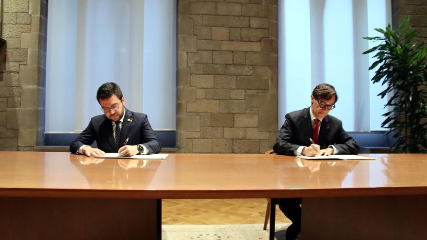 ERC y PSC rompen la política de bloques y pactan los presupuestos catalanes
