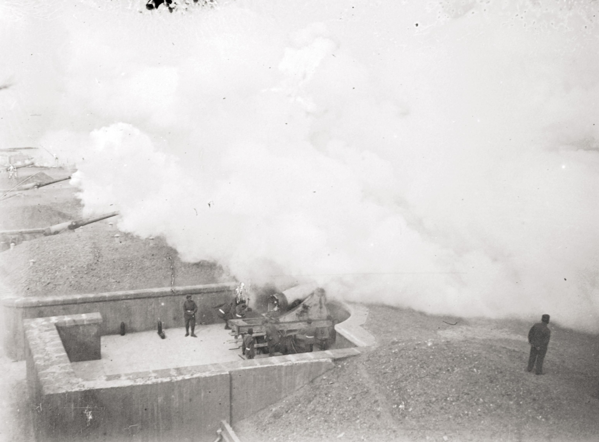 Salvas militares en las Baterías de San Juan (FEDAC)