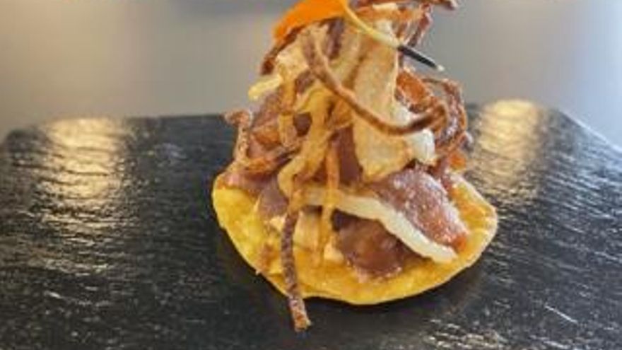 Plato 'Tokio. DF'. Restaurante '928 Capital'. Las palmas de Gran Canaria.