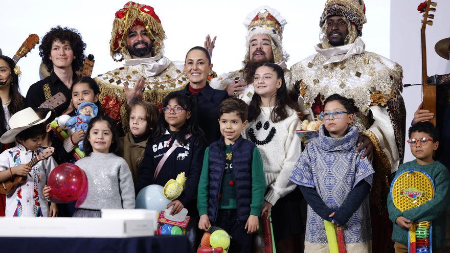 Niños y niñas de México expresan sus inquietudes a Sheinbaum en el Día de Reyes