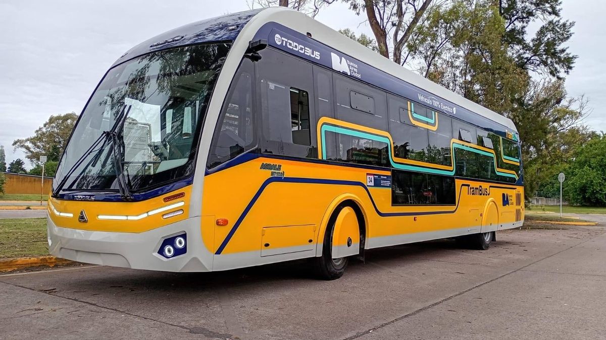Llegó el Trambús, el colectivo eléctrico que conecta cinco líneas de subte sin pasar por el centro