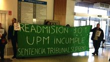 Manifiestación para pedir la readmisión en la UPM decretada por el Tribunal Supremo /301.org
