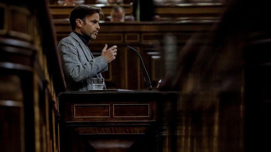 El presidente del grupo parlamentario de Unidas Podemos en el Congreso, Jaume Asens.