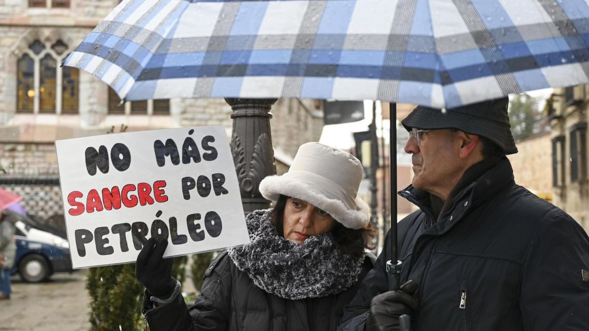 Protesta contra las acciones de Estados Unidos en Venezuela