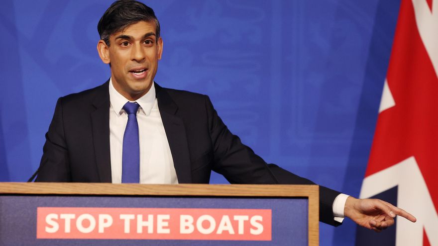 Sunak tuvo sus dudas sobre la eficacia del plan para enviar migrantes a Ruanda