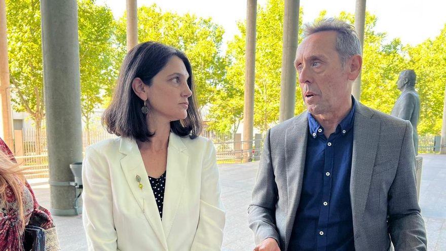 Imagen de archivo de la exasesora de Moncloa Pilar Sánchez Acera, junto con el diputado regional Fernando Fernández