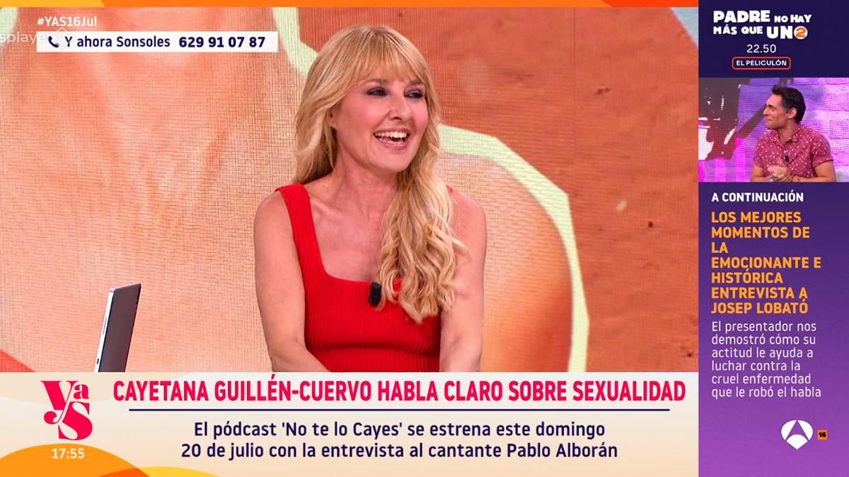 Cayetana Guillén Cuervo evita hablar de Amaia Montero en 'Y ahora Sonsoles': "Estoy en mi derecho de no responder"