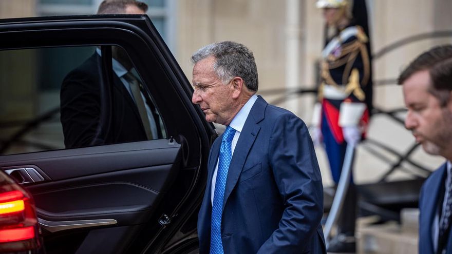 El enviado especial de Donal Trump para Oriente Medio, Steve Witkoff, este sábado en París