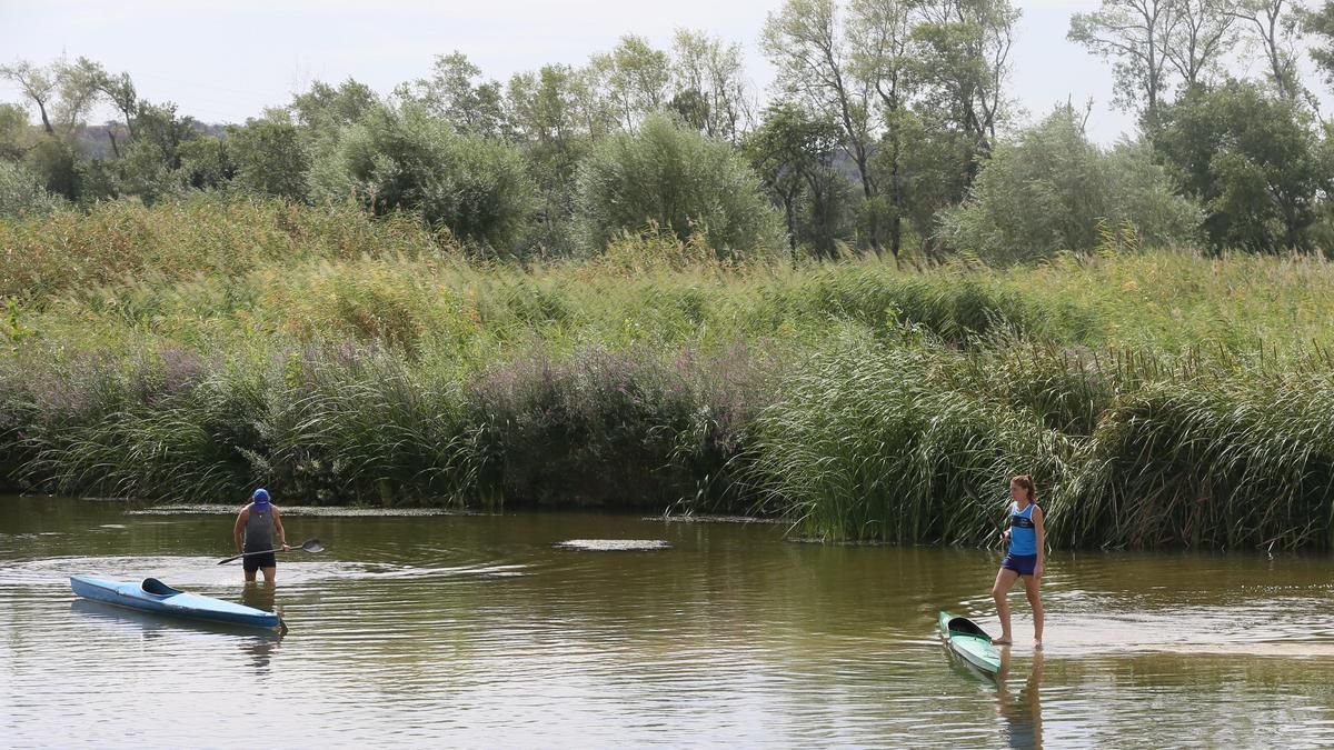 El río Tajo, a su paso por Talavera