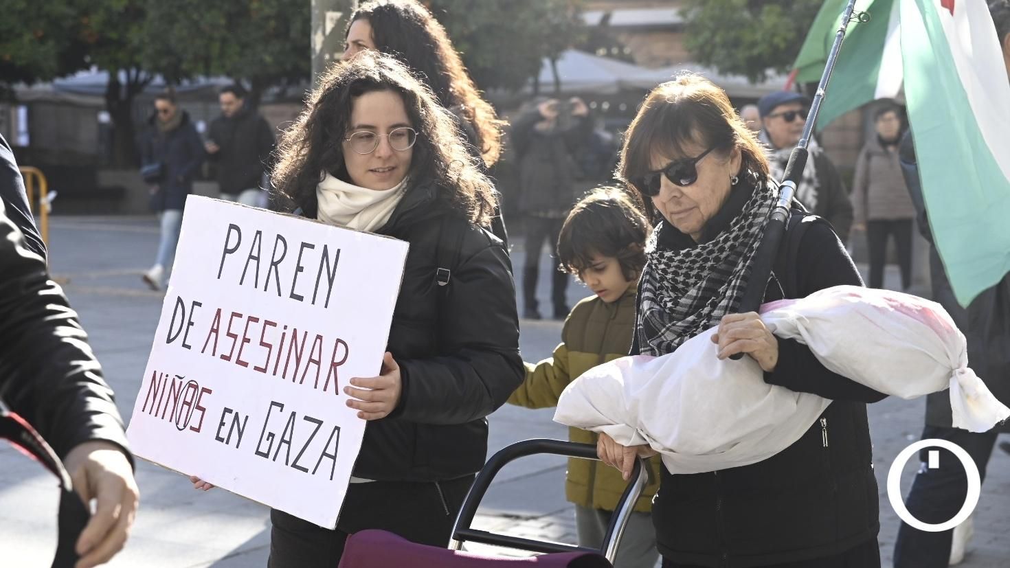 Manifestación por el pueblo Palestino.