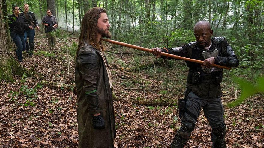 Jesús y Morgan en The Walking Dead