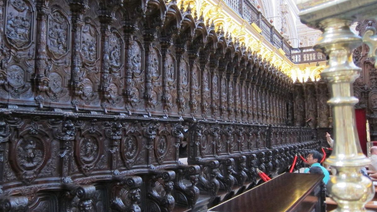 El coro de la Mezquita-Catedral de Córdoba.