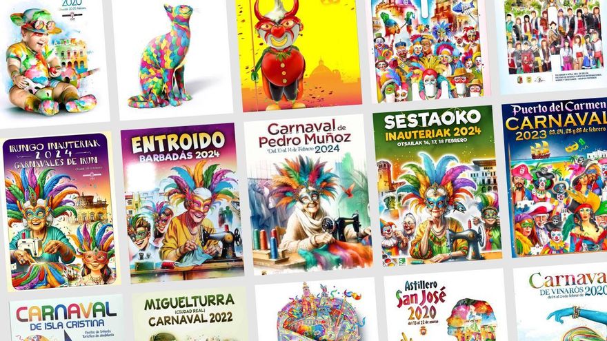 La polémica por los carteles de Carnaval parecidos destapa un mundo de cientos de concursos y acusaciones de uso de IA