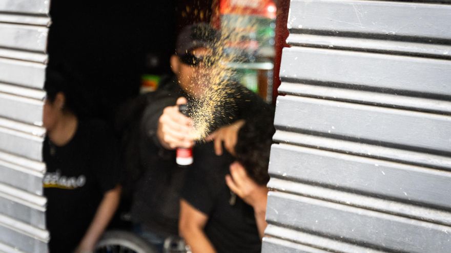 Otra vez disturbios con un influencer libertario en la marcha en defensa de la universidad pública