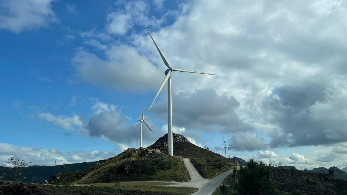 Un parque éolico