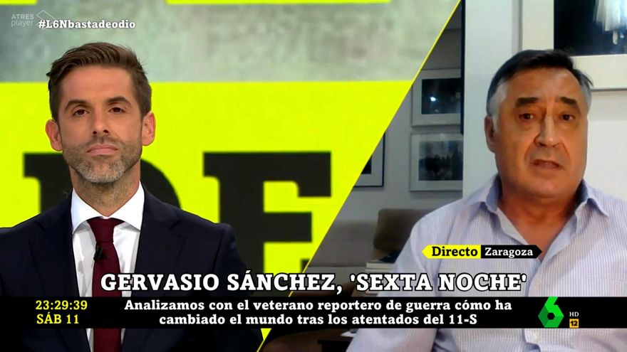 Gervasio Sánchez denuncia en laSexta que Antena 3 "defenestró" a Ricardo Ortega "por presiones del Gobierno de Aznar"