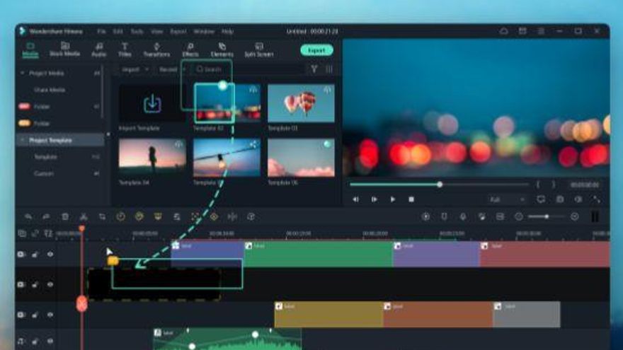 Interfaz del editor.