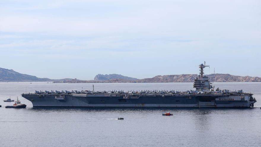 El portaaviones estadounidense Gerald Ford, en una imagen de archivo.