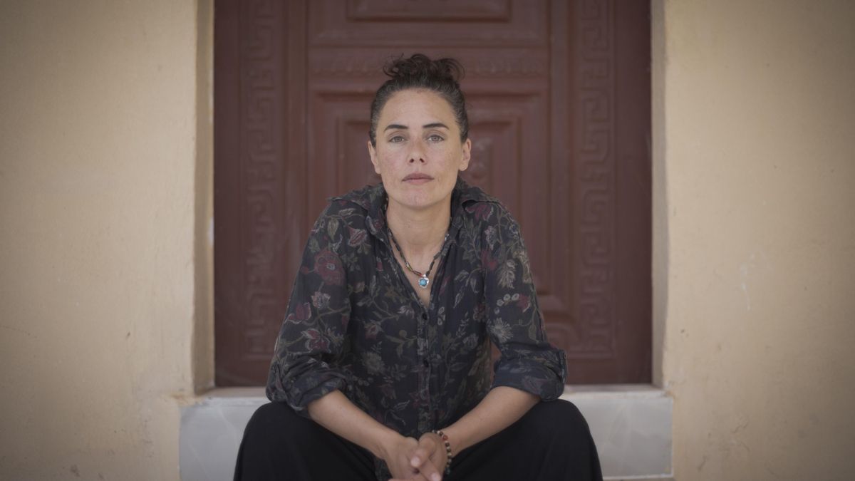 Patricia López de Arnaiz en los campamentos de refugiados saharauis de Tinduf (Argelia)