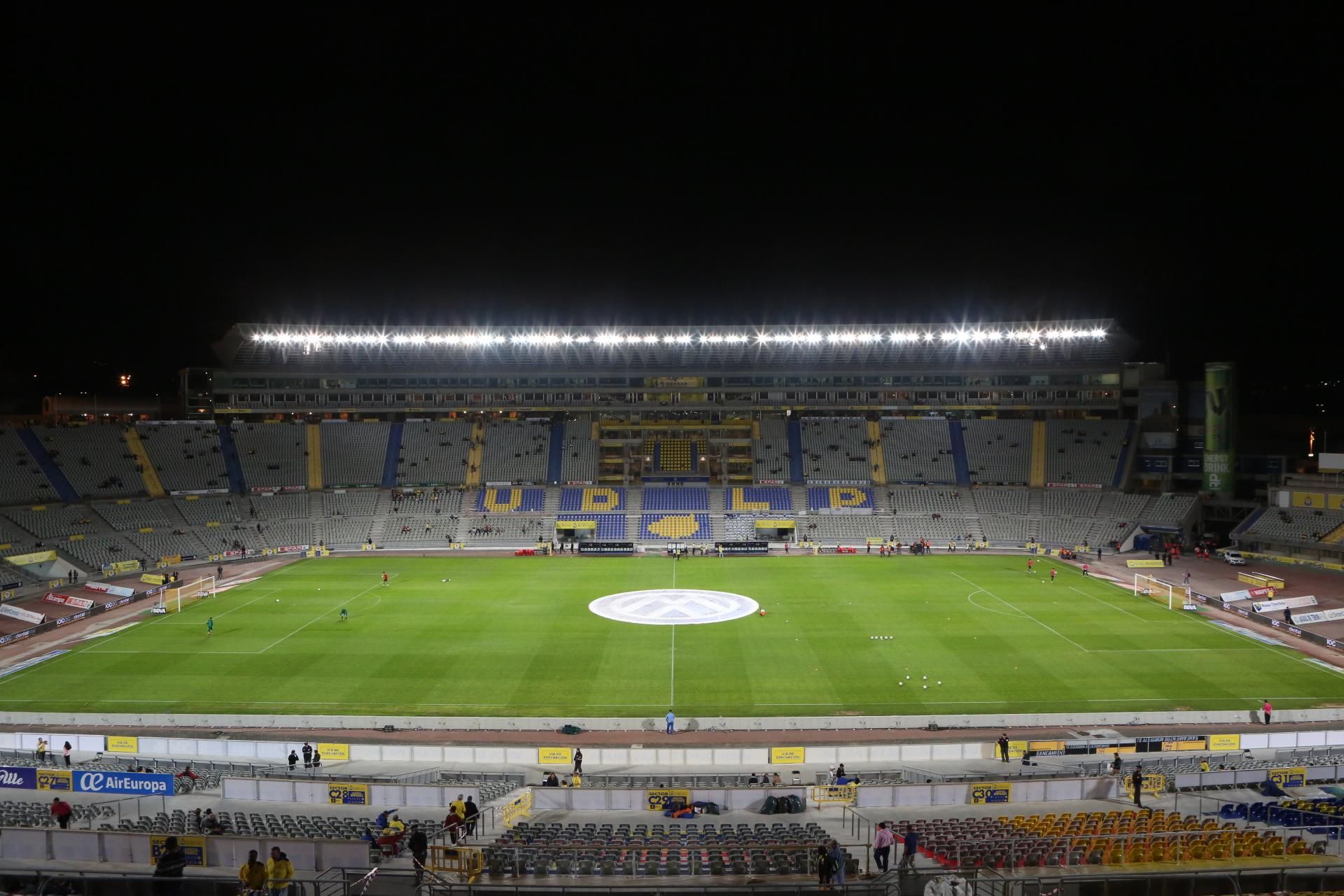 Partido de vuelta de la Copa del Rey entre la UD Las Palmas y el Eibar en el Estadio de Gran Canaria.