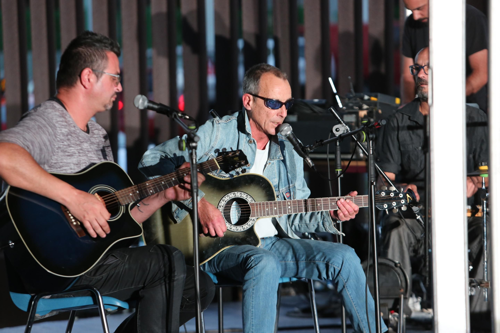 Suárez DC, durante la grabación del programa Carne Cruda. (Alejandro Ramos).