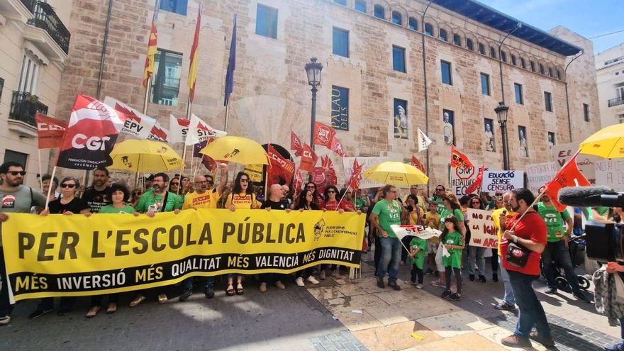 Huelga educativa Comunitat Valenciana