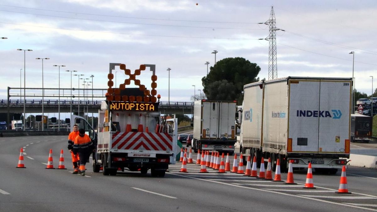 El tramo cortado de la AP-7 en Gelida se reabrirá este lunes a las 3 de la madrugada