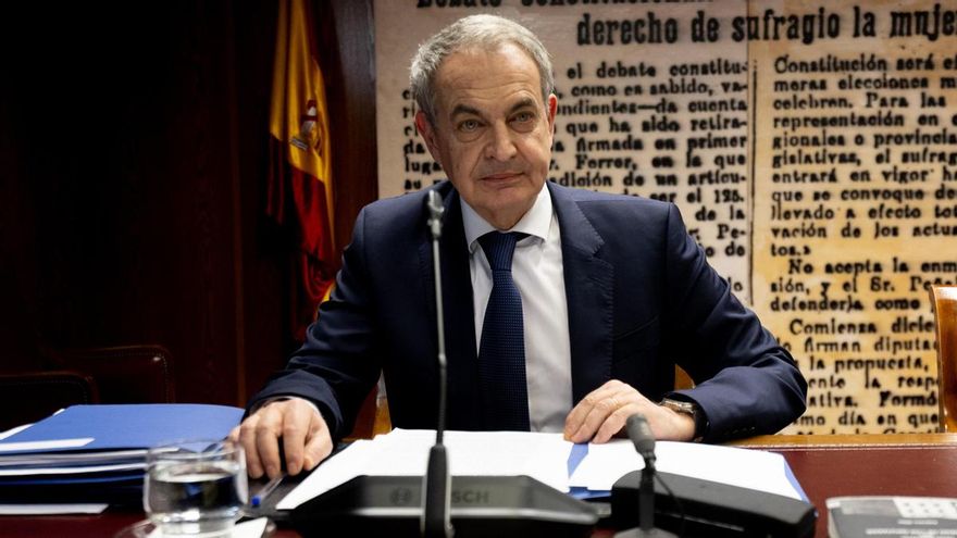 El expresidente del Gobierno José Luis Rodríguez Zapatero comparece ante la Comisión de Investigación sobre el ‘caso Koldo’, en el Senado, a 2 de marzo de 2026