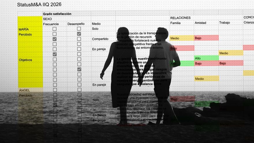 Agendar un día al mes para revisar el estado de la relación: ¿estamos convirtiendo el amor en un proyecto empresarial?