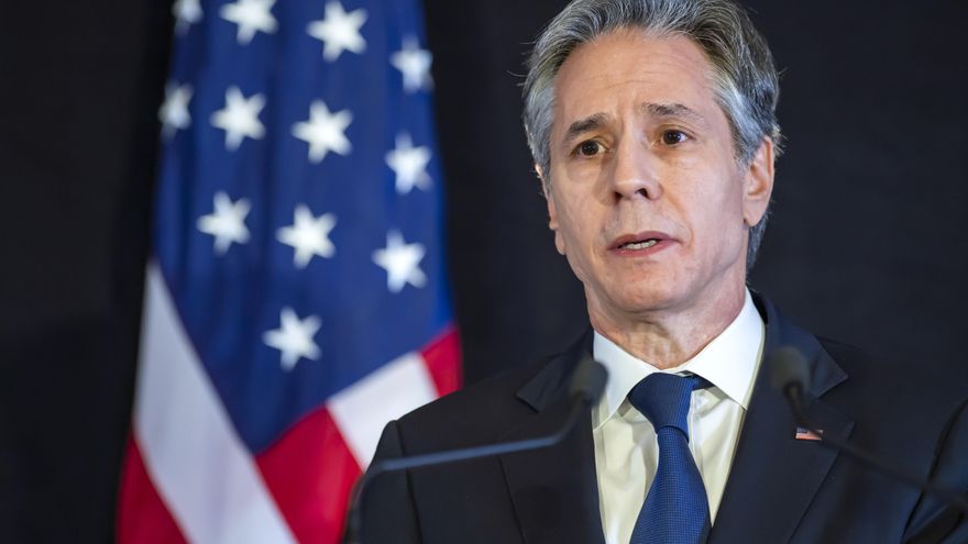 El secretario de Estado norteamericano Antony Blinken, en una imagen de archivo. EFE/EPA/MARTIAL TREZZINI