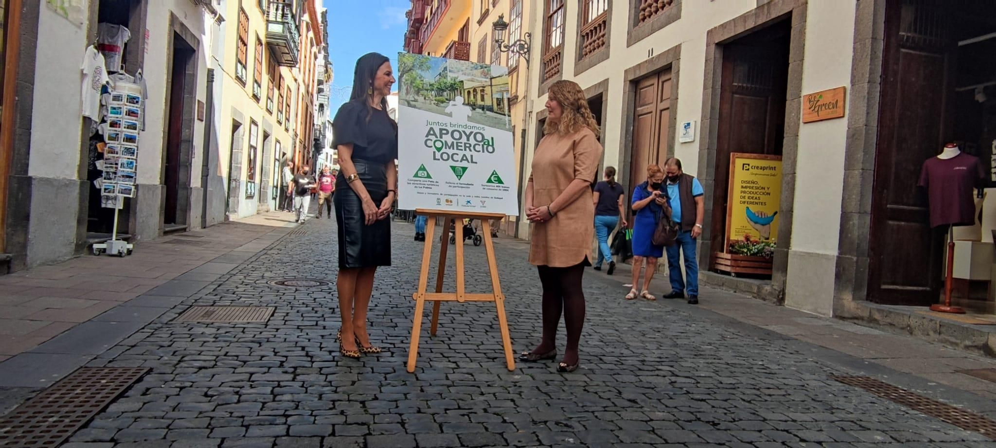 Presentación de la campaña de apoyo al comercio.