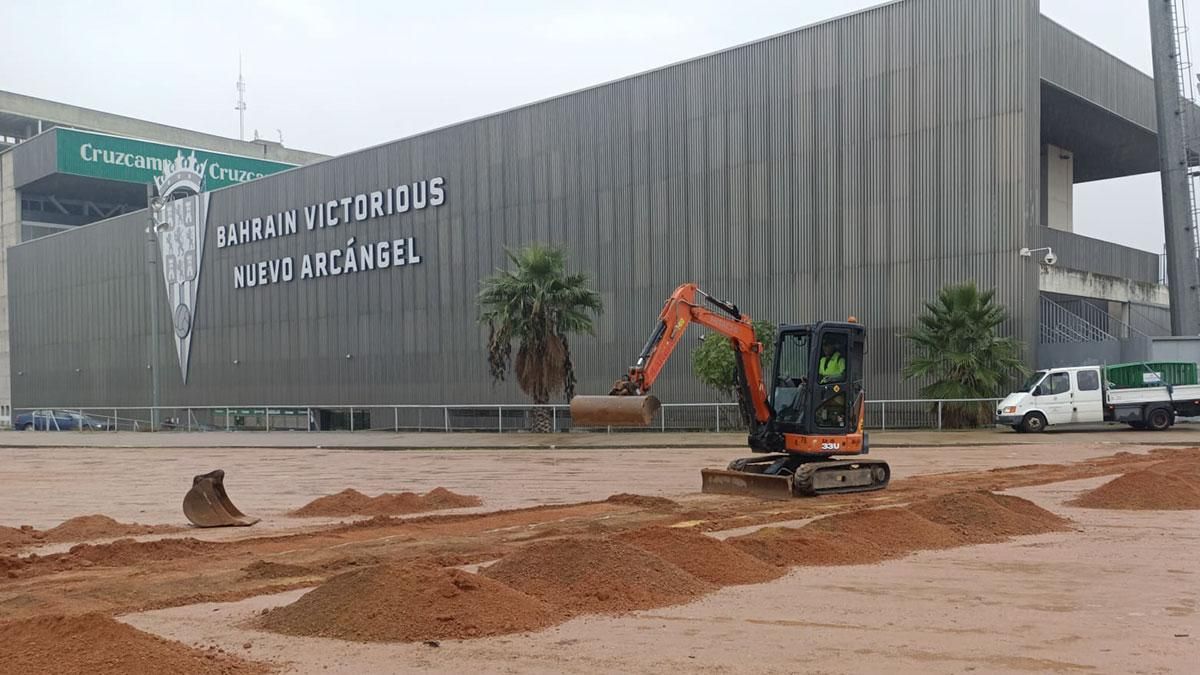 obras en el entorno de El Arcángel